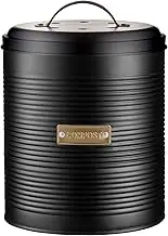 Typhoon Living Otto Compost Caddy, 2.5 L, Black
