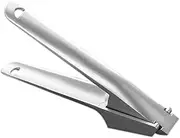 Mikinona 1Pc Manual Garlic Masher Stainless Steel Kitchen Tool for Effortless Garlic Pureeing Easy to Clean Design for Home Cooking and Professional Chefs