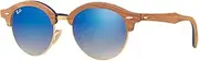 [Ray-Ban] Men,Women RB4246M 51 Sunglasses 51mm, Arista/Grey Gradient Brown Mirrored Blu, 51 mm