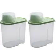 Airtight Dry Food Storage Containers, Bpa Free Plastic Storage Bin Dispenser With Pourable Spout, Measuring Cup For Cereal, Flour And Baking Supplies