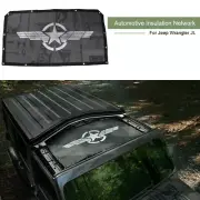 Front Top Sunshade Cover Bikini Anti-UV Protect Net For Jeep Wrangler JL JT 18+ (for: Jeep)