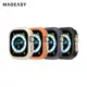 MAGEASY Skin Apple Watch Ultra 撞色TPU減震防水抗污手錶保護殼