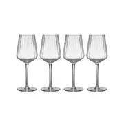4pc Tempa Esme 400ml Crystal Stem Wine Glass Drinking Glassware Party Cup Clear
