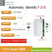 JBD 7-21S 36V-72V 200A Li-ion Battery Smart BMS w/ BT Active Balancing+RS485