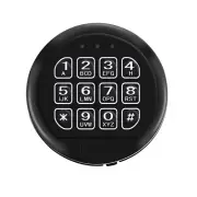 Gun Safe Lock Replacement Black Keypad with Solenoid Lock Set Fits Stack-On SET