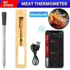 Meat Food Steak Wireless Thermometer Dual Sensors BBQ Grill Smart Bluetooth ZQ