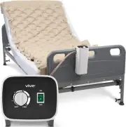 Alternating Pressure Mattress by Vive - Includes Electric Pump & Mattress Pad -