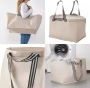 IKEA GORSNYGG Large Reusable Tote Bag Shopping Grocery Laundry Storage Travel