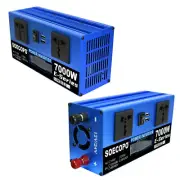 7000W Solar Kit 12V 110V Inverter Battery ChargerLighting/Camping 200W Panel4M