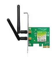 TP-LINK TL-WN881ND N300 Wireless N PCI Express Adapter 2.4GHz 300Mbps 802.11bgn 2x2dBi Detachable Omni Antennas MIMO with Low Profile Bracket
