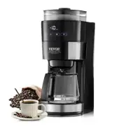 10-Cup Coffee Maker Drip Coffee Machine with 3 Brew Strength Control