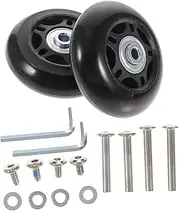 Anneome Luggage Wheel Replacement Parts 1 Set Flexible Wheels for Suitcases Low Wear Quiet Rotation