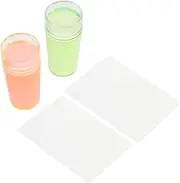 Minkissy Manicure Stamper Set Scraper Diy Nail Art Printing Tool Silicone Easy to Use for Home Salon