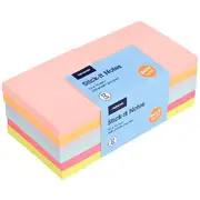 J.Burrows Stick-It Notes 76x76mm Sunset 12 Pack