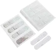 TOGEVAL 100pcs Glitter First Aid Breathable Protectors for Home and Travel Convenient Glitter Design for Minor Cuts and Scrapes Easy to Carry and Share