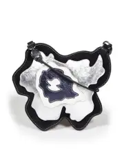 Suede Floral Biskoo Mini Bag