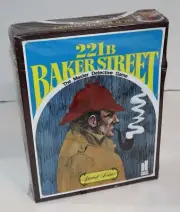221B Baker Street Sherlock Holmes board game Master Detective vtg 1977 SEALED