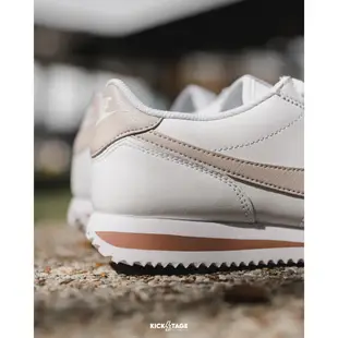 NIKE CORTEZ 淡奶茶 白 復古 皮革 經典 阿甘鞋 休閒鞋 女鞋【DN1791-105】