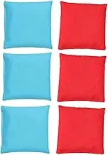 WESIEVYA 6pcs Bean Bags Lightweight Tossing for Outdoor Games Compact and Portable for Family Parties and Fun Activities Safe and Design
