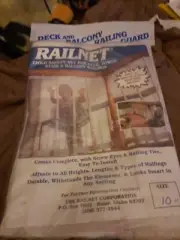 Child Safety Rail Net for Balcony, Patios, Railing and Stairs. Security Guard...