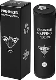 Eyebrow Mapping Thread - Black Ink 20M Brow Ruler Thread | Threading Tool for Eyebrow Design, Brow Definition String for Salon and Home Use, Makeup Artists, Mapping Precision