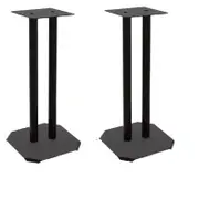 Pair of 600mm Pedestal Speaker Stands Home Theatre Bookshelf Speakers Monitors
