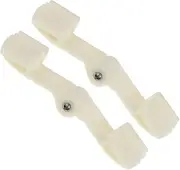 BESPORTBLE 2pcs Foldable Net Fixing Clips Bed Canopy Stabilizer Plastic Retainer Easy-to-use Small Fix Clamps for Bedroom Camping and Balcony Netting