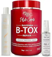 I Belli Capelli B-tox Hair Smoothing Treatment with Deep Cleansing Shampoo and Repair Oil – Complete Straightening System for All Hair Types