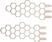 Dualoai Flower Trellis Climbing Frame, Flower Support Holder, for Backyard, Hexagon