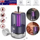 Electric USB Insect Bugs Fly Mosquito Killer LED Fan Lamp Catcher Zapper Trap