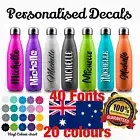 2x Names Water Bottle NAME LABELS Personalised STICKERS, Kids School Party