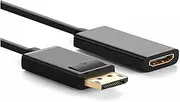 Displayport to HDMI Adapter, Dp(Display Port) Male to Hdmi Female Converter with Audio for Lenovo, Dell, HP, Asus and Other Brand(Dp to Hdmi)