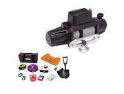 Kings Domin8r Xtreme 12,000lb MkII Winch 7HP IP68+ Hercules Recovery Kit - 11-piece