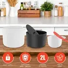 Microwave Rice Cooker 2L Food-Grade PP High Temperature Resistant GogBg
