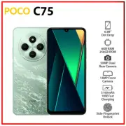 (New) Xiaomi POCO C75 8GB+256GB GREEN Dual SIM Unlocked Android Cell Phone