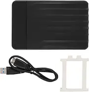 2.5 Hard Drive Enclosure,HDD Enclosure 2.5in /SSD USB3.0 5Gbps Hard Drive Disk Box HDD Enclosure Case for MAC//Linux,2.5inch Hard Drive Enclosure,Transmission Up to 5Gbps