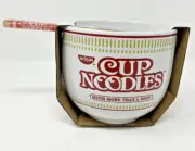 NEW Nissin Cup Noodles Ramen Bowl with Chopsticks 16 OZ Soup Bowl