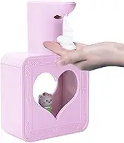Foaming Touchless Soap Dispenser - Foam Smart Hand Soap Dispenser with Timer,Rechargeable, 400ml Soap Dispenser for Bathroom Kitchen, Home, School, Countertop, Hotel, Preschool