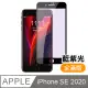 iPhone SE 2020 / SE2 滿版 黑色 藍紫光 9H鋼化玻璃膜 手機 保護貼