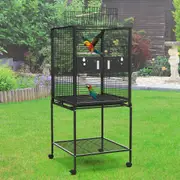 Advwin 143cm Bird Cage Parrot Aviary Topplay