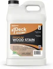 #1 Deck Premium Semi-Transparent Wood Stain for Decks, Fences, & Siding - 2.5...