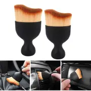 Soft Bristle Brush Instrument 2x Car Interior Cleaning Panel Crevice Dust Clean