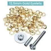 TARPAULIN TARP TENT AWNING GROUNDSHEET REPAIR FIX HOLE KIT EYELETS GROMMETS TOOL