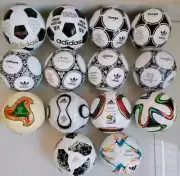 adidas historical mini ball set 14 pcs for collector FIFA world cup 1970-2022