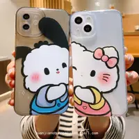 在飛比找ETMall東森購物網優惠-ins可愛卡通帕恰狗Kitty貓適用iPhone14prom