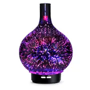 100ml 4-in-1 Aromatherapy Oil Diffuser Glass Fireworks - Oil Diffusers Australia