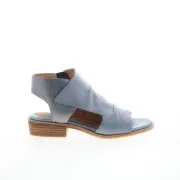 Sofft Naoma SF0076130 Womens Blue Leather Heeled Sandals Shoes 6