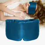 SILK SLEEP MASK FOR WOMEN MEN FAUX SILK EYE SLEEPING MASK BL