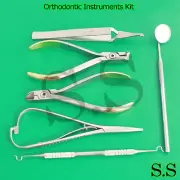 Orthodontic Instruments Kit Distal End,Hard Wire Cutter,Bracket,Ligating DN-2021
