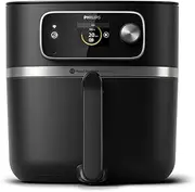 [Philips] 7000 Series Air Fryer Combi XXXL with Food Thermometer - 8.3L (2kg), 22-in-1 Air Fryer, WiFi Connected, Auto-Cook Programs, 99% Less Added Fat with Rapid CombiAir, Recipe App (HD9880/90)